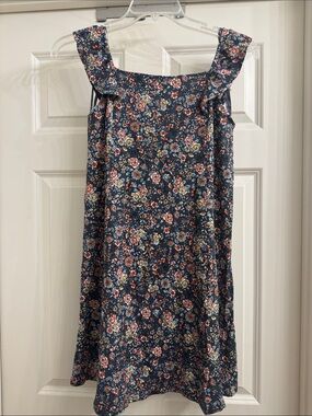loft beach floral clip cutout maxi pocket dress Luxury 100% Cotton Modest Beach Dress main image 0